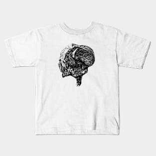 Bison head Kids T-Shirt